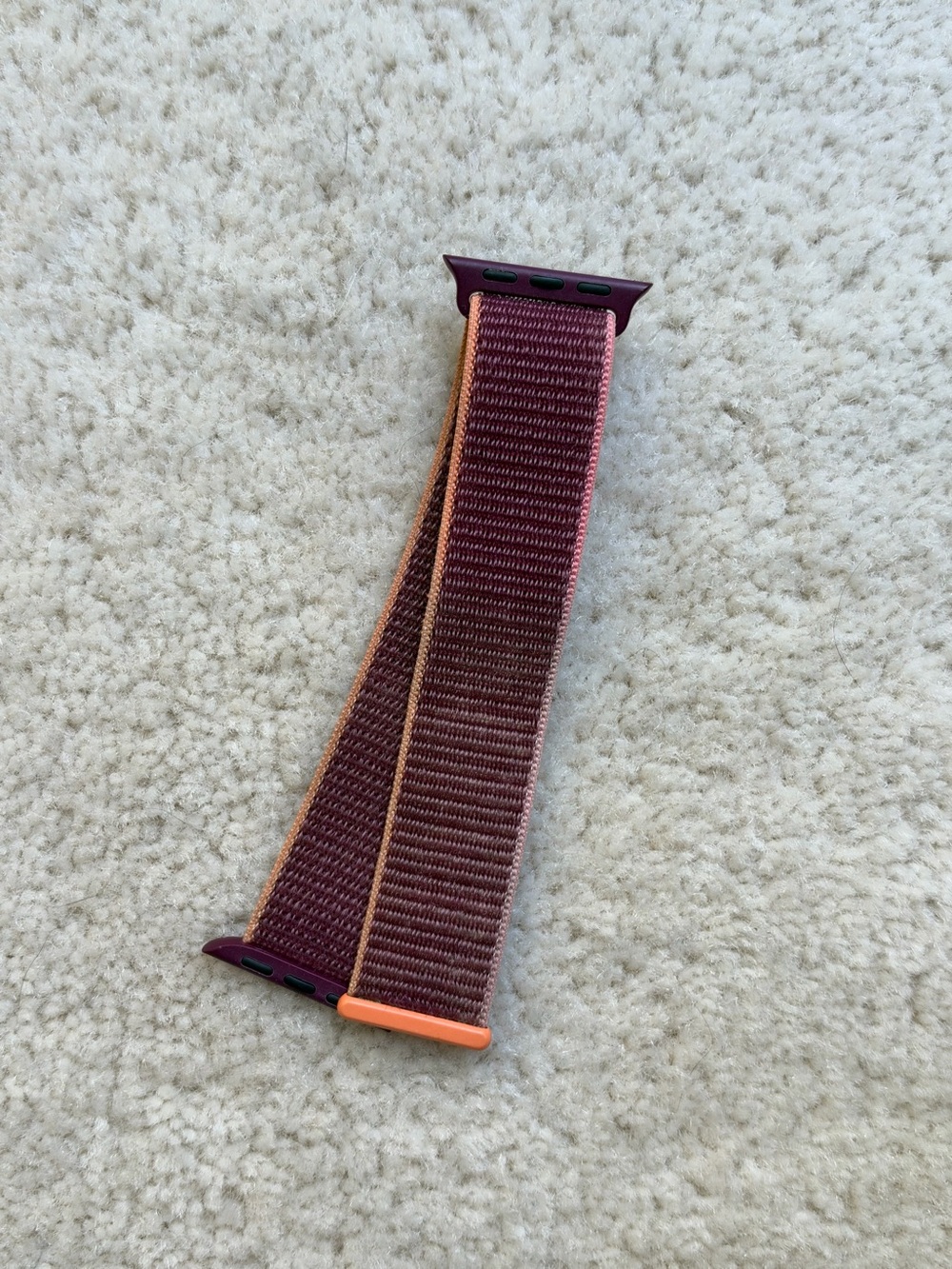 Genuine Apple Watch Band - Sport Loop - Plum - 40MM